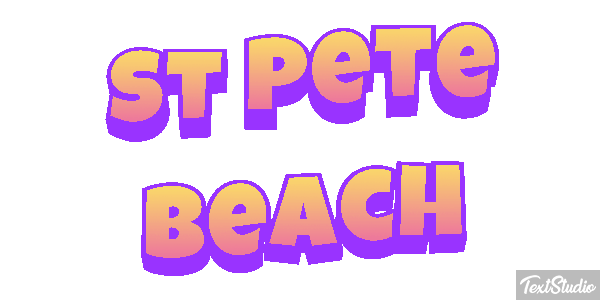 St Pete Beach Efekt tekstowy