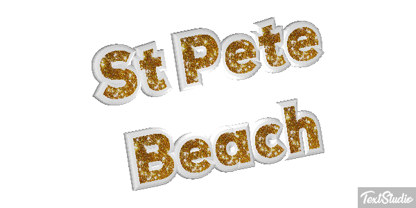 St Pete Beach Efekt tekstowy