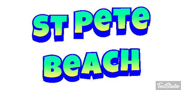 St Pete Beach Efekt tekstowy