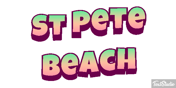 St Pete Beach Efekt tekstowy