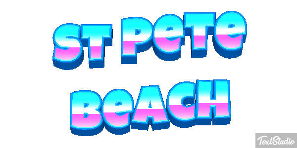 St Pete Beach Efekt tekstowy