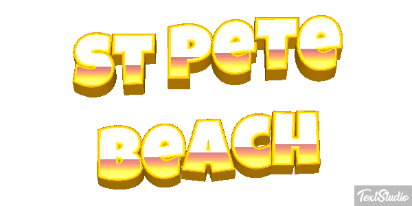 St Pete Beach Efekt tekstowy