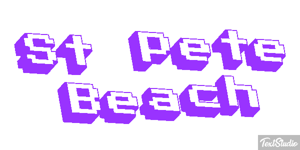 St Pete Beach Efekt tekstowy