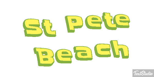 St Pete Beach Efekt tekstowy