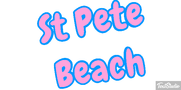 St Pete Beach Efekt tekstowy