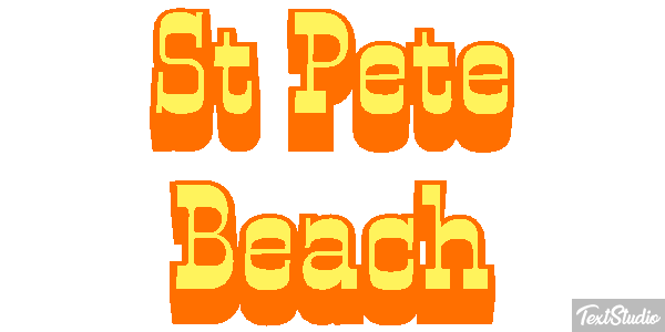 St Pete Beach Efekt tekstowy
