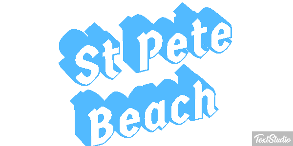 St Pete Beach Efekt tekstowy