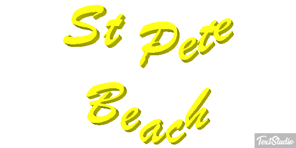 St Pete Beach Efekt tekstowy