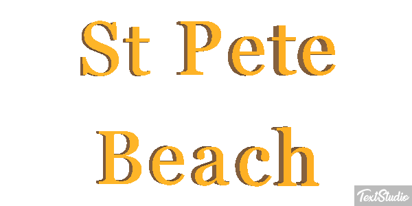 St Pete Beach Efekt tekstowy