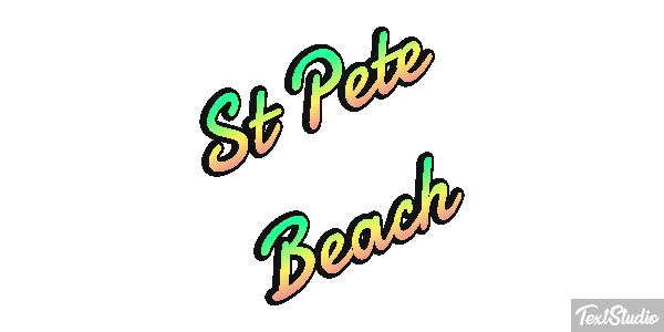 St Pete Beach Efekt tekstowy
