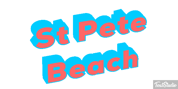 St Pete Beach Efekt tekstowy