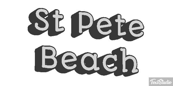 St Pete Beach Efekt tekstowy