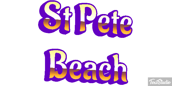 St Pete Beach Efekt tekstowy