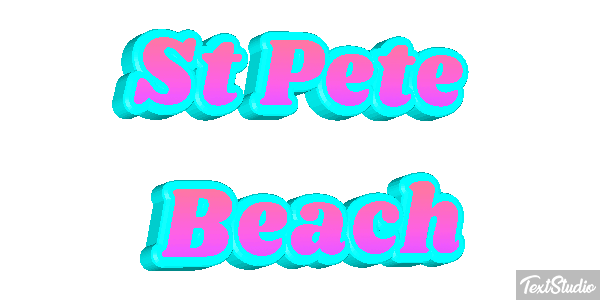 St Pete Beach Efekt tekstowy