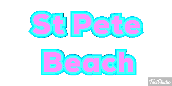 St Pete Beach Efekt tekstowy
