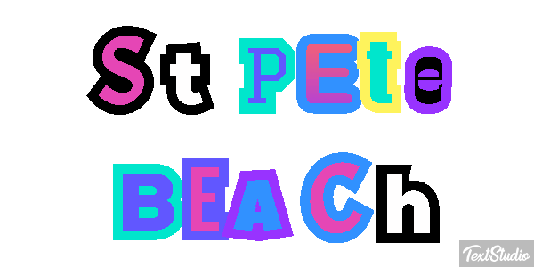 St Pete Beach Efekt tekstowy