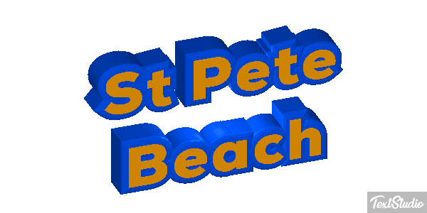 St Pete Beach Efekt tekstowy