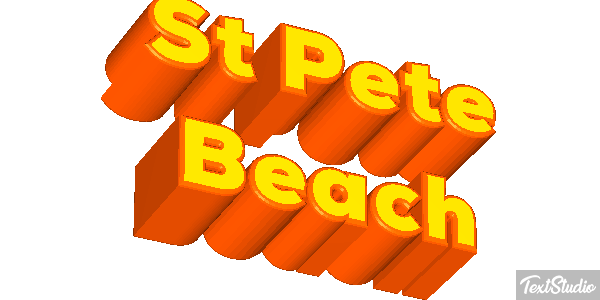 St Pete Beach Efekt tekstowy