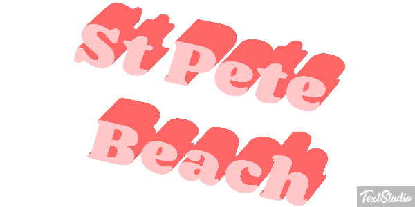 St Pete Beach Efekt tekstowy