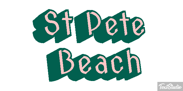 St Pete Beach Efekt tekstowy