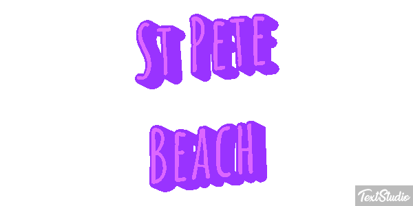 St Pete Beach Efekt tekstowy