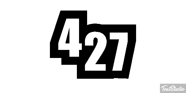 427 Text effect