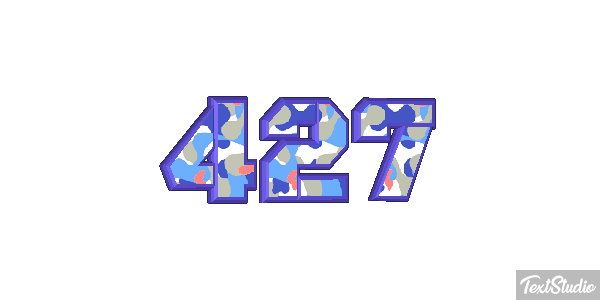 427 Text effect