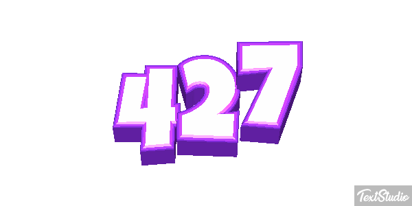 427 Text effect