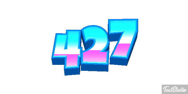 427 Text effect