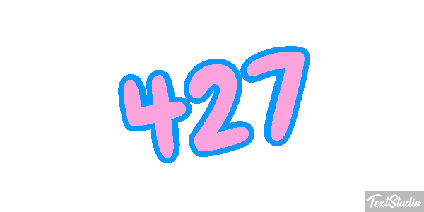 427 Text effect