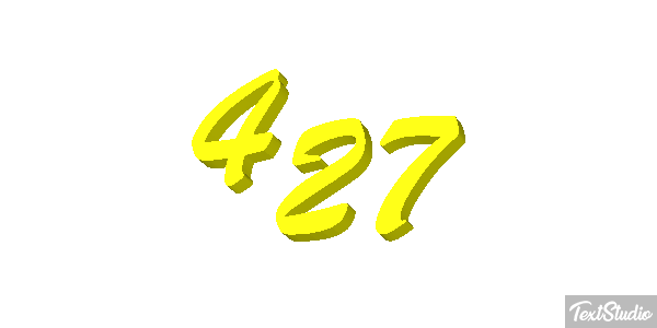 427 Text effect