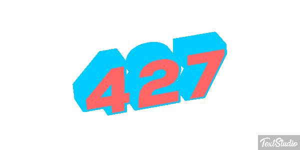 427 Text effect