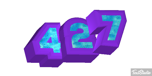 427 Text effect