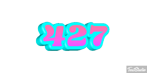 427 Text effect