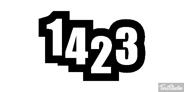 1423 Текстовый эффект
