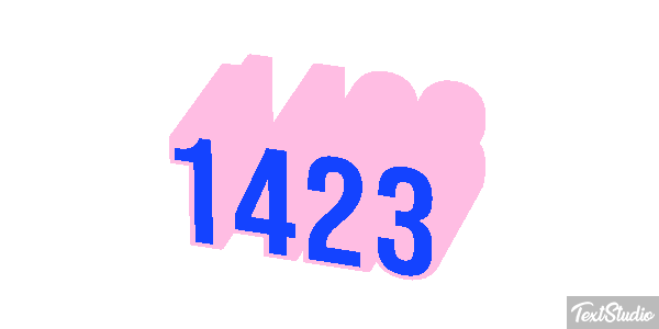 1423 Текстовый эффект