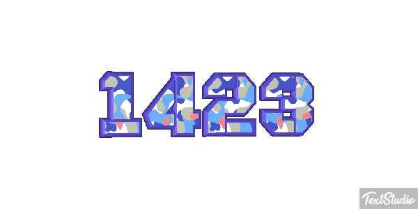 1423 Текстовый эффект