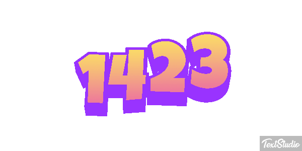 1423 Текстовый эффект