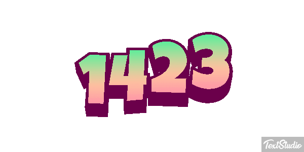 1423 Текстовый эффект
