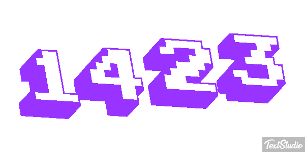 1423 Текстовый эффект