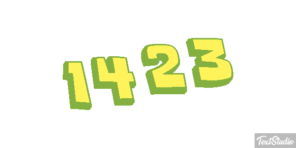 1423 Текстовый эффект