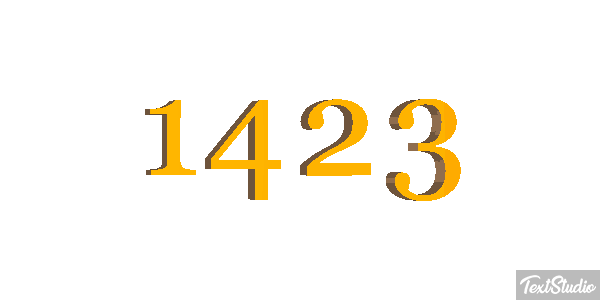 1423 Текстовый эффект