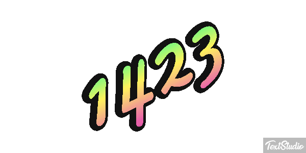 1423 Текстовый эффект