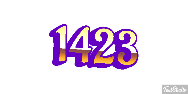 1423 Текстовый эффект