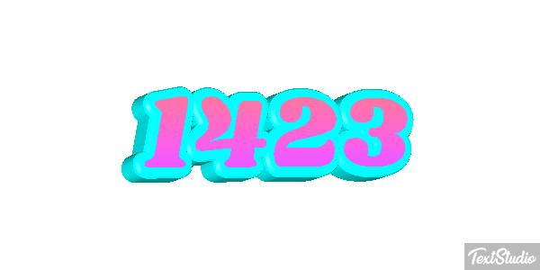 1423 Текстовый эффект