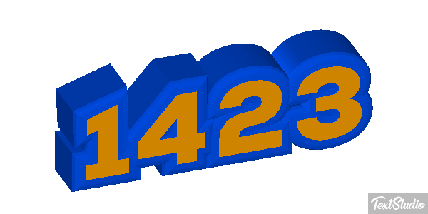 1423 Текстовый эффект