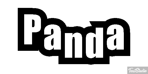 Panda Metin efekti