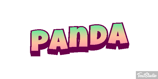 Panda Metin efekti