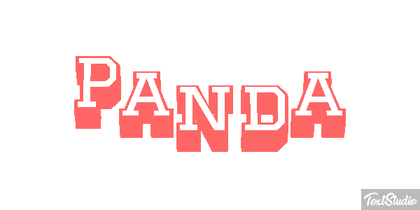 Panda Metin efekti