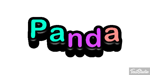Panda Metin efekti